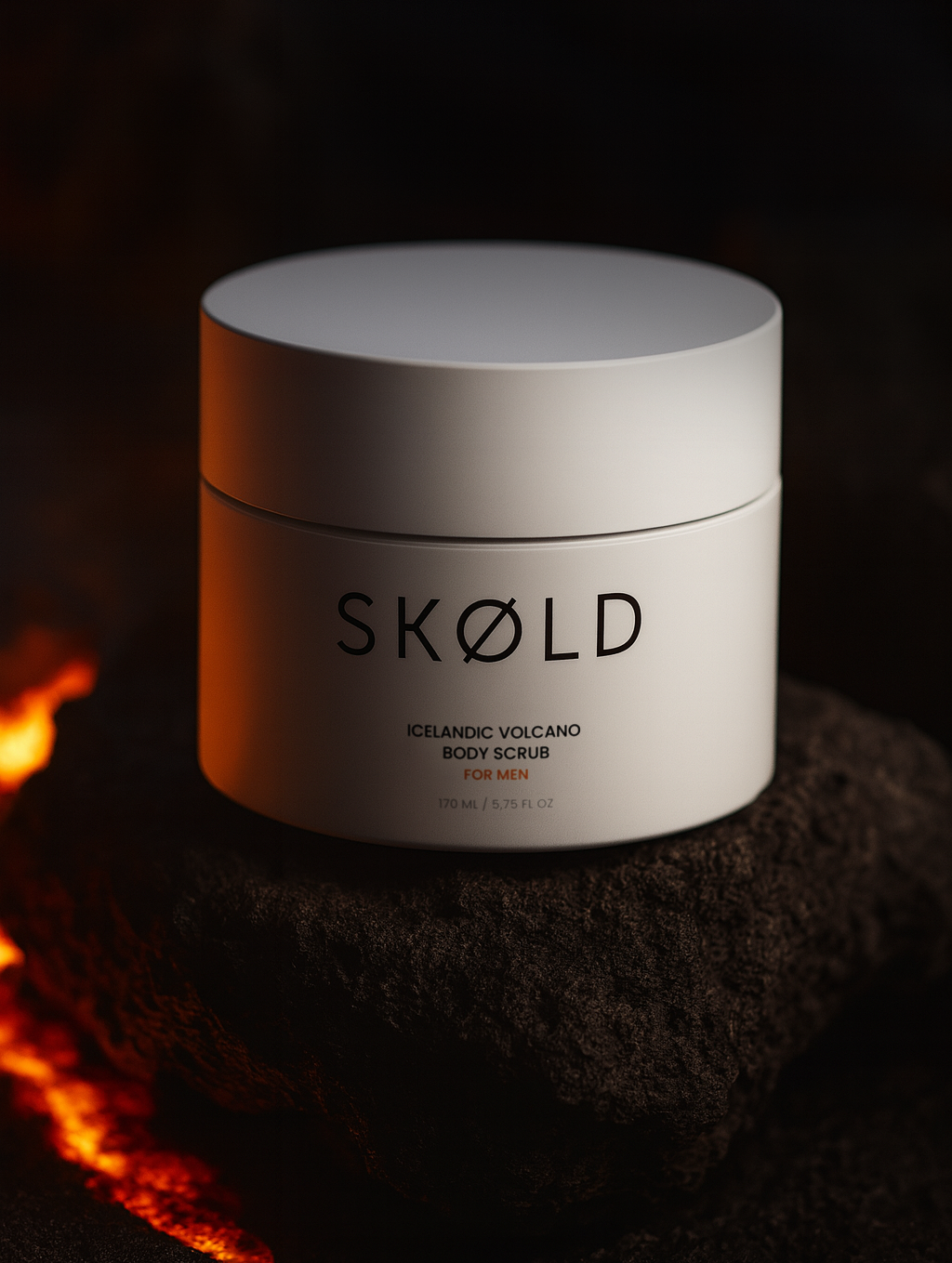 Icelandic Volcano Body Scrub For Men